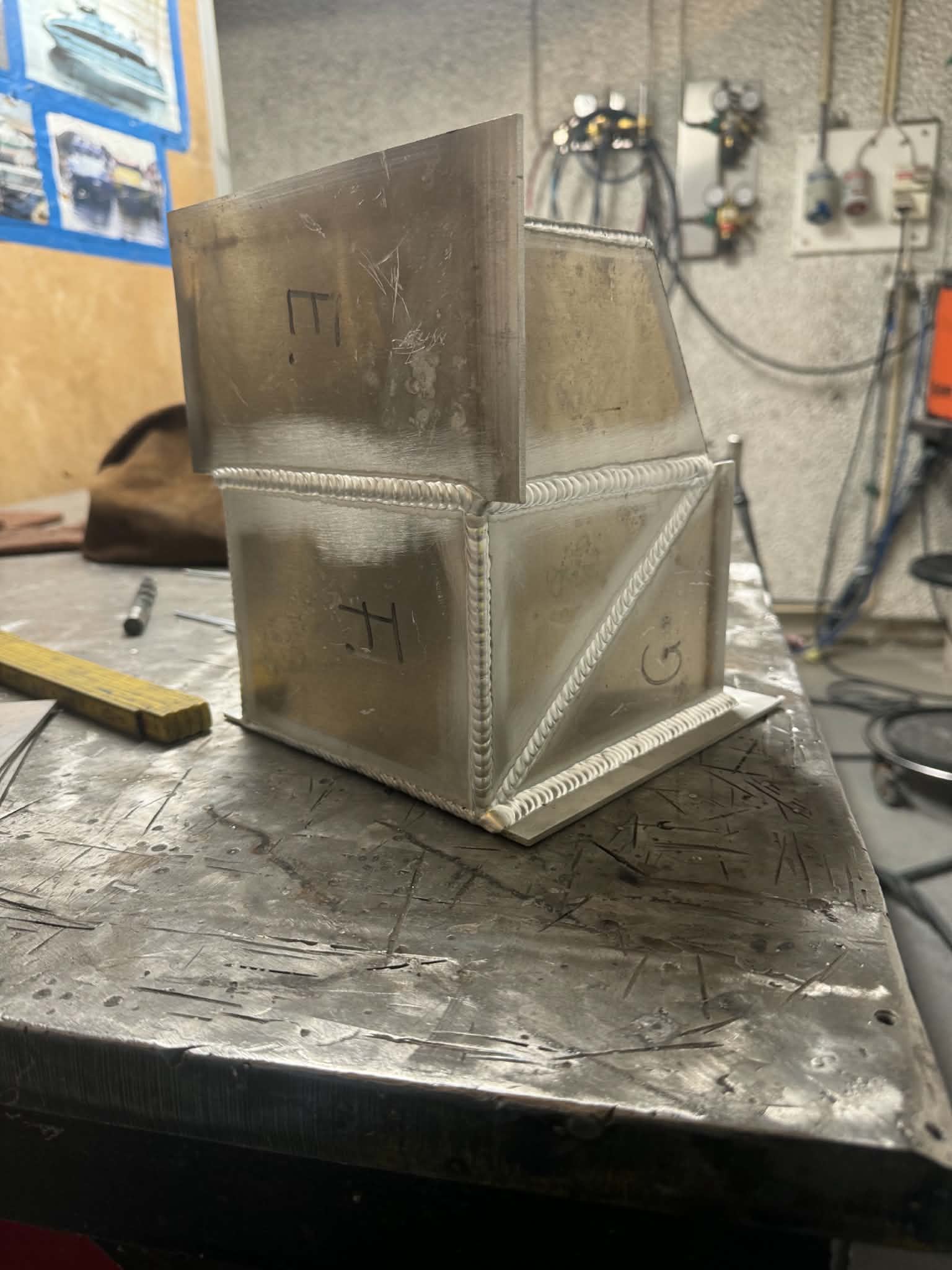 Aluminiumskonstruksjon frå treninga til WorldSkills Shanghai